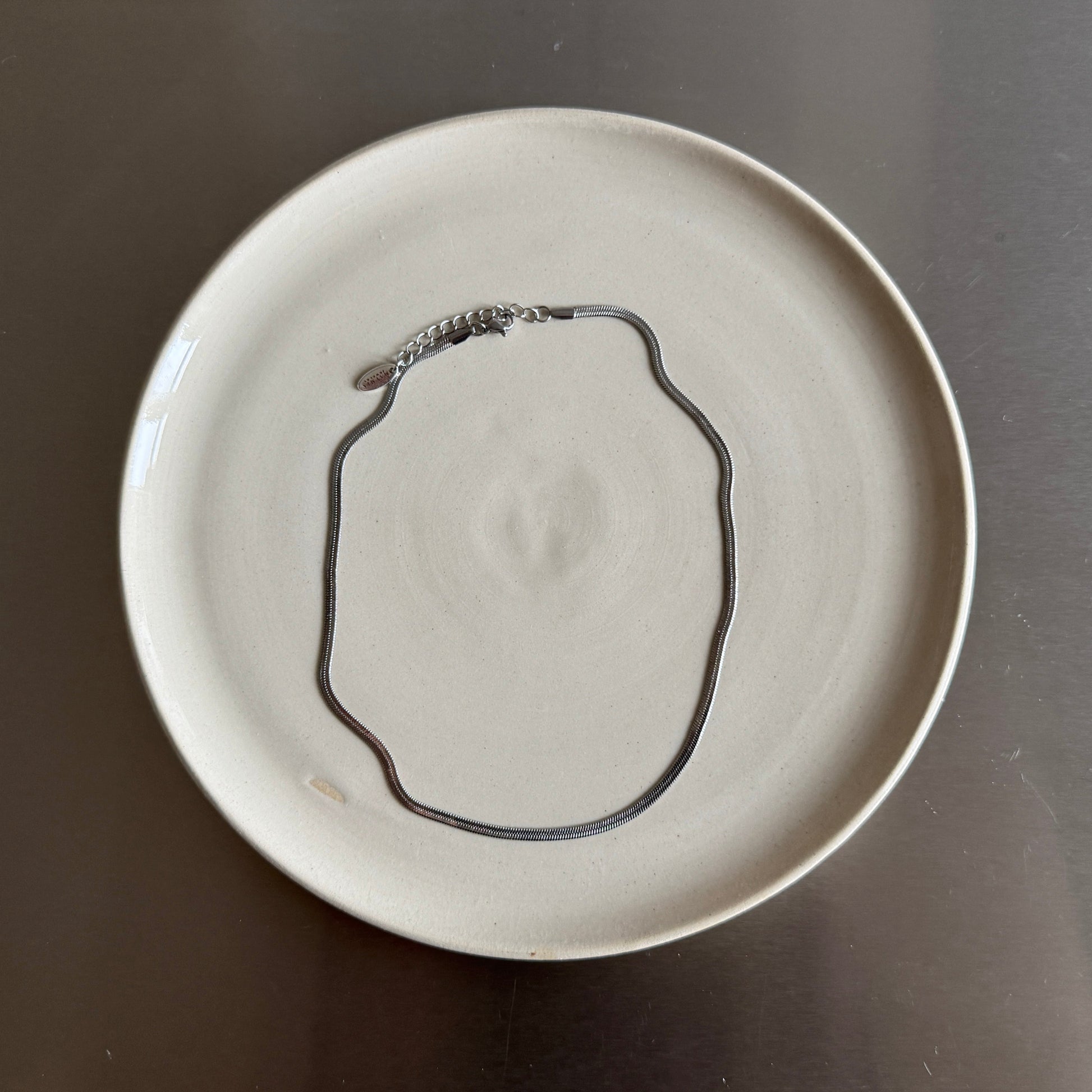 Snake Necklace light / silver