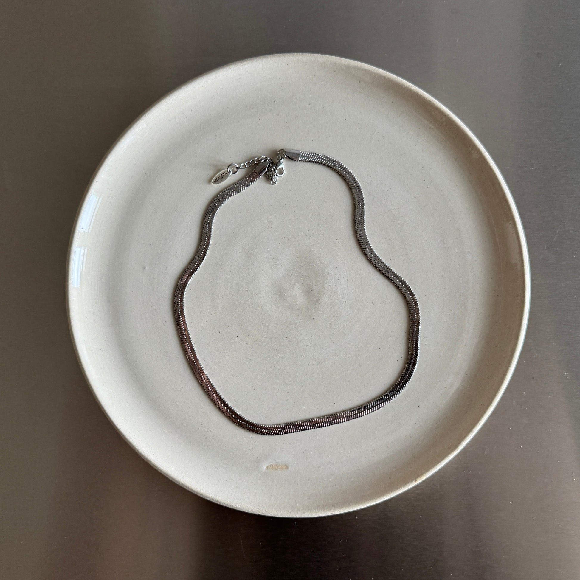 Snake Necklace / silver